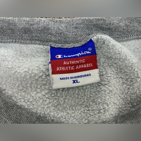 #1990s Vintage Men's XL Champion Clemson Tigers Embroidered Paw Sweatshirt - Picture 7 of 11